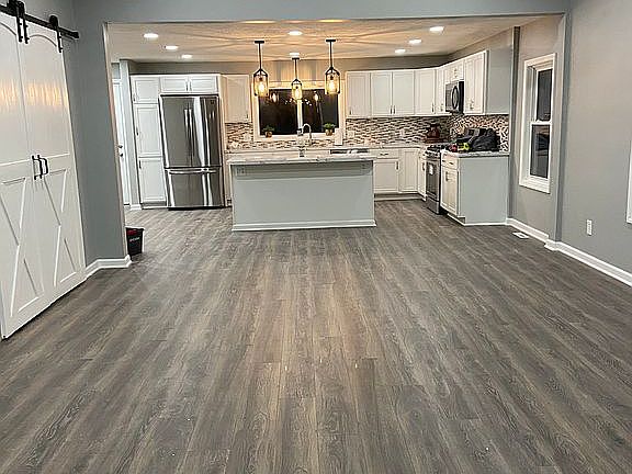 Living room and kitchen 