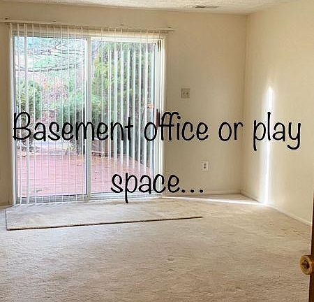 Large lower level has walkout to deck and bike trail