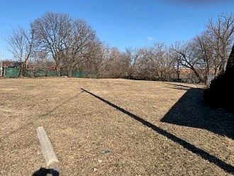 View from Roosevelt from east corner toward back of lot.