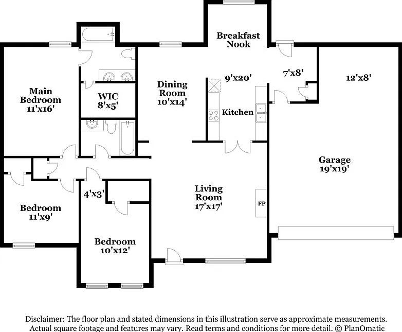 3 bed, 2.0 bath, 1400 sqft, $1,610 — Photo 2