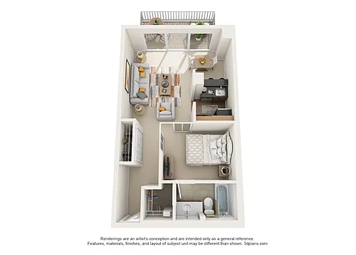 Floor plan Calais - North
