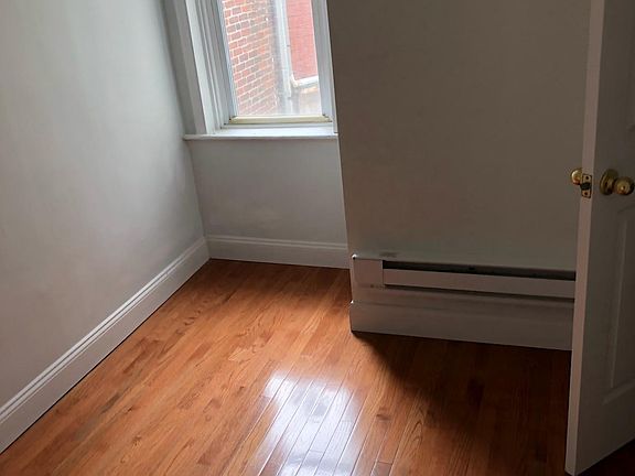 New hard wood floor and electric heater in rooms