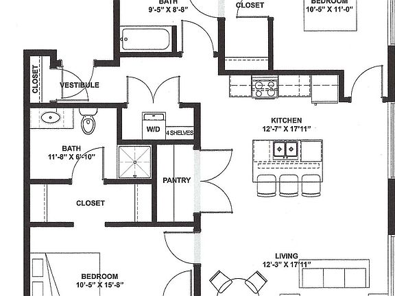 5th image of 7609 Elmwood Ave APT 413