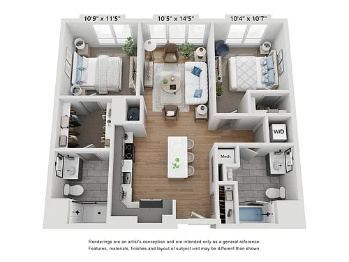 Floor plan Booth Bay