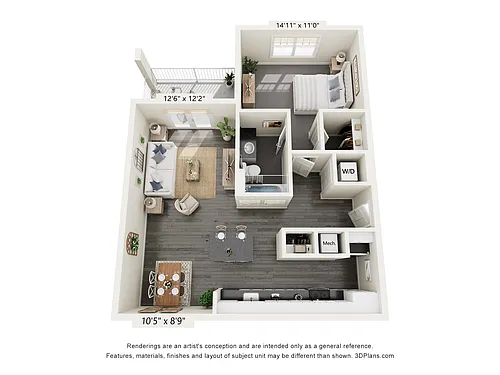 Floor plan Beckett