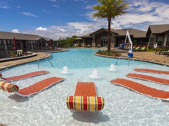 In-water lounge chairs