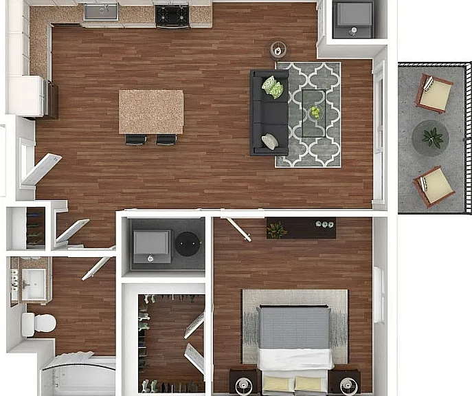 A1 3D Floorplan A1 3D Floorplan