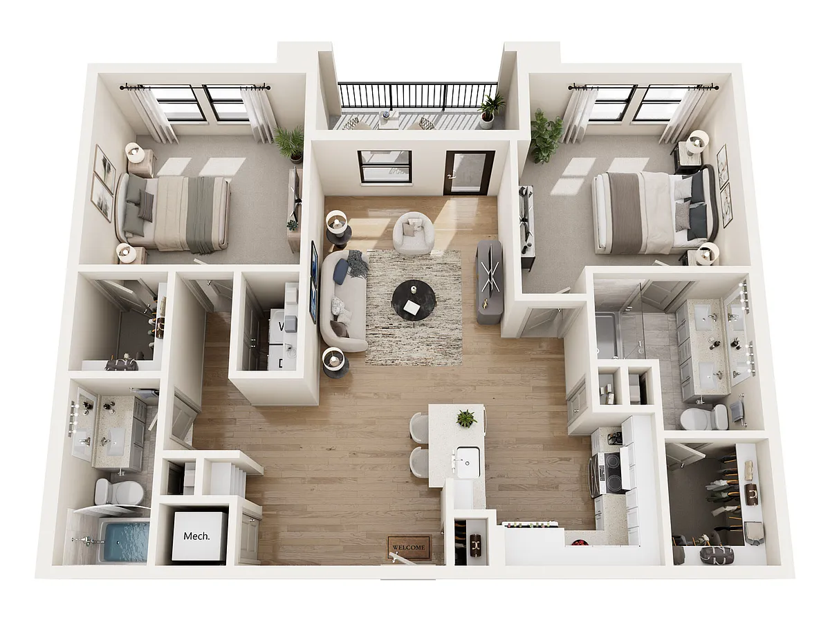 Floor plan B1