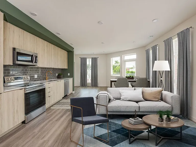 Scheme 2 Kitchen, Living and Dining Areas