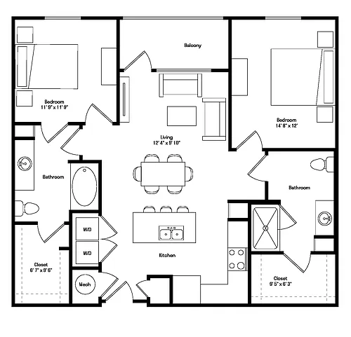Floor plan Palm