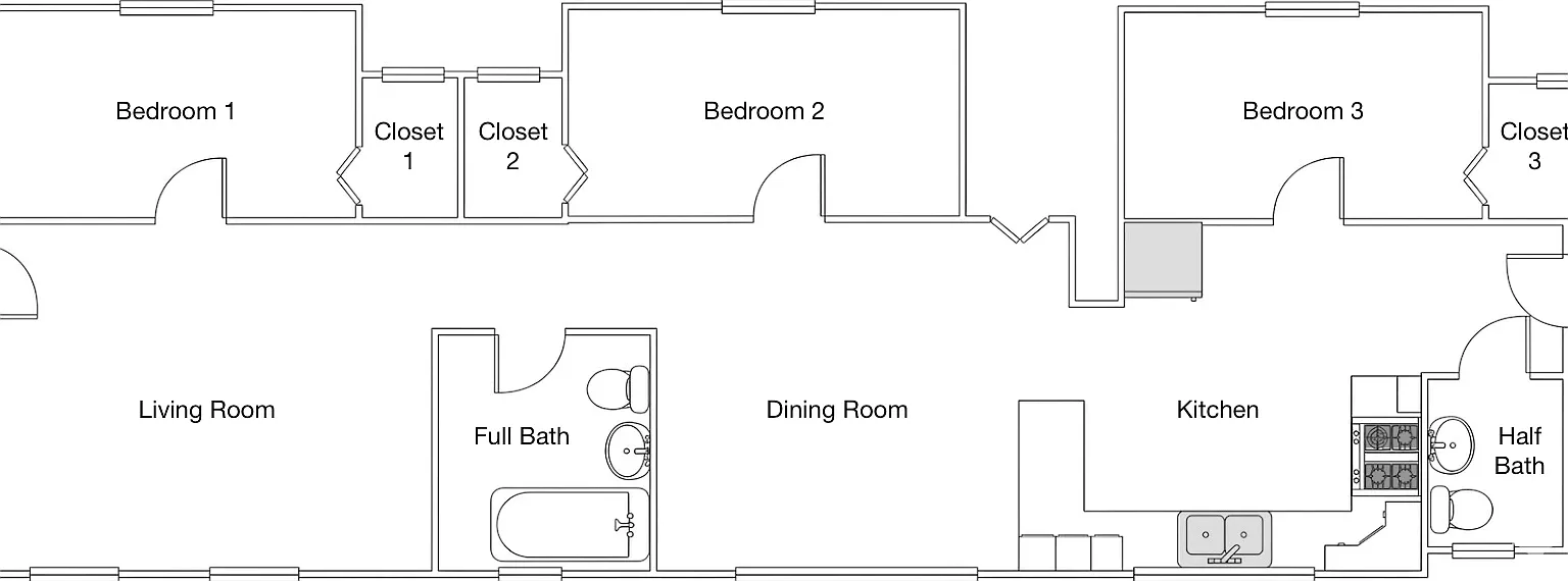 3 bed, 1.5 bath, $1,600 — Photo 2