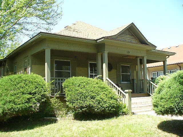 Front view of the home