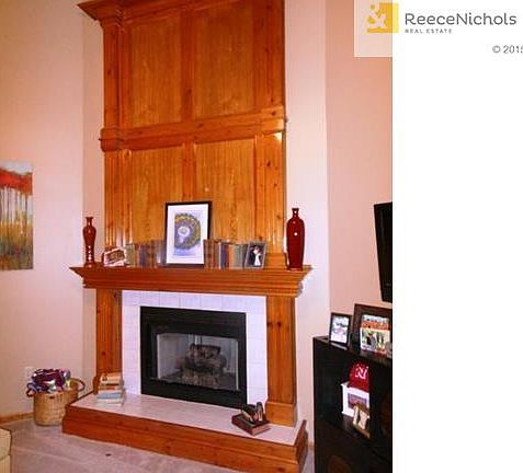 Gas Start fireplace is the focal point of the 2 story living roo