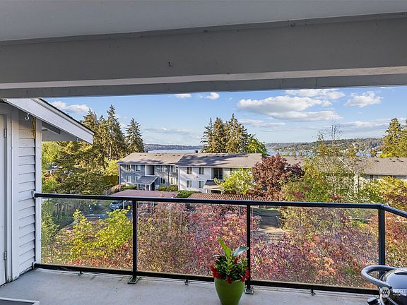 Oversized deck with storage closet!  Check out the view...better in person!>