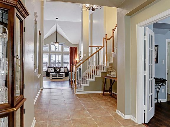 Another view from the entry to the family room.