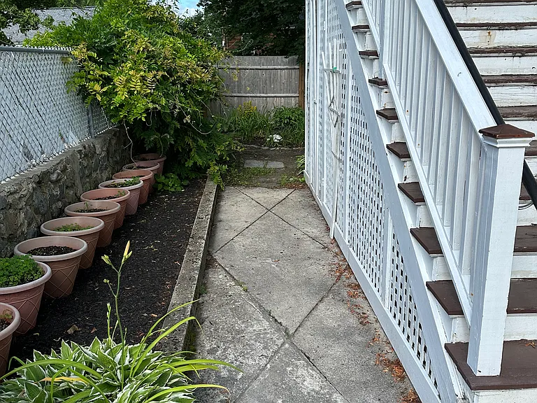 Path to back yard garden area