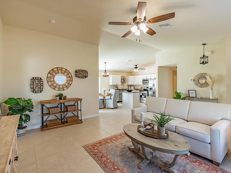 Digitally Staged Living Area