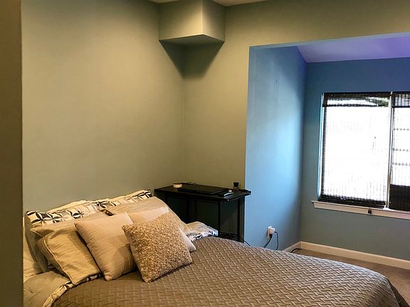 Freshly painted Bedroom