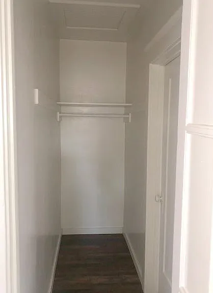 Large second closet off living room/bathroom
