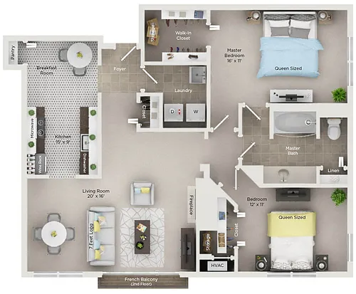 Floor plan B