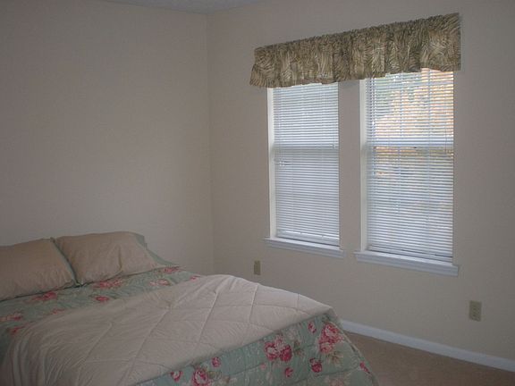 1 of 2 secondary bedrooms is a good size w/ new neutral carpet and paint.
