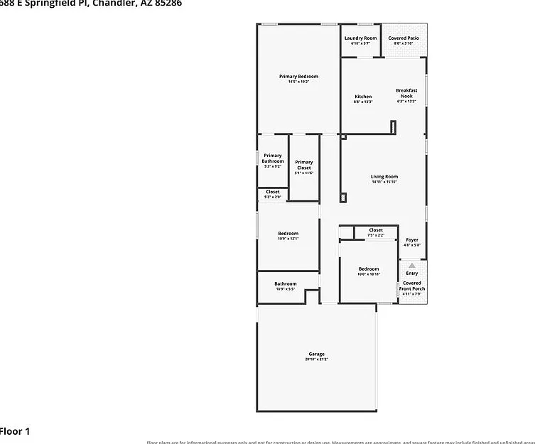 3 bed, 2.0 bath, 1363 sqft, $2,295 — Photo 2