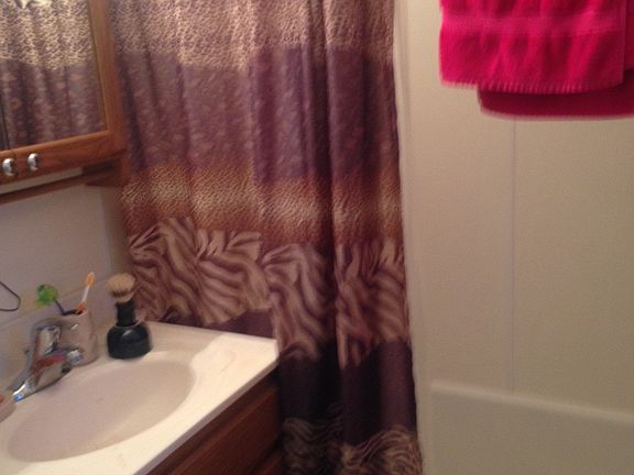 single bath with tub /. shower