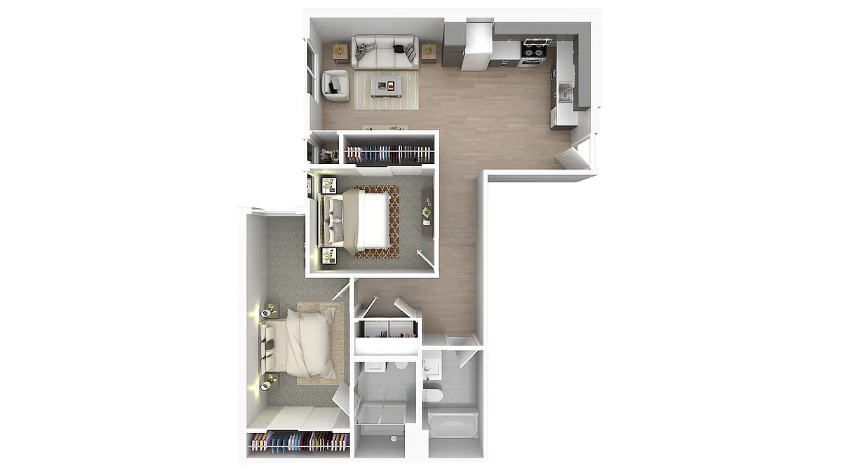 Floor plan B-1