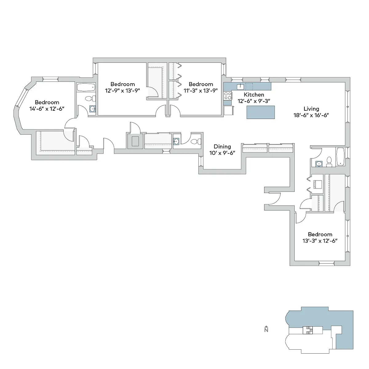 Floor plan 5487-4bC