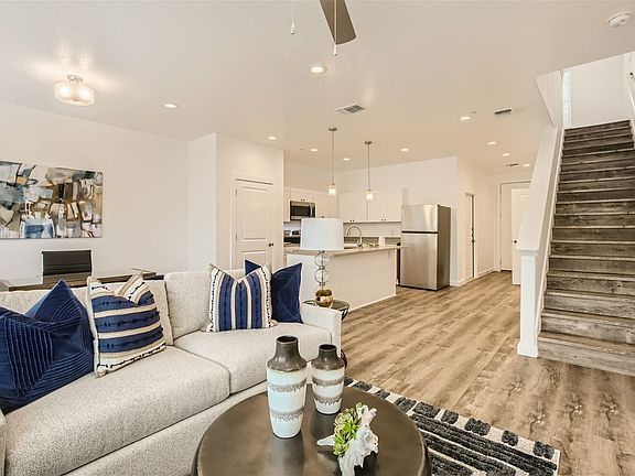 Belcara Luxury Townhomes Kitchen & Living Room