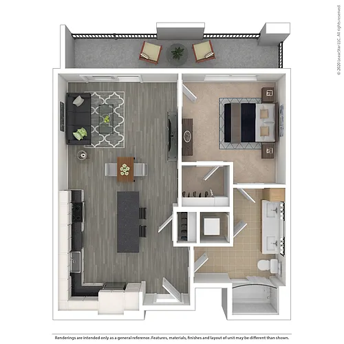 Floor plan A105