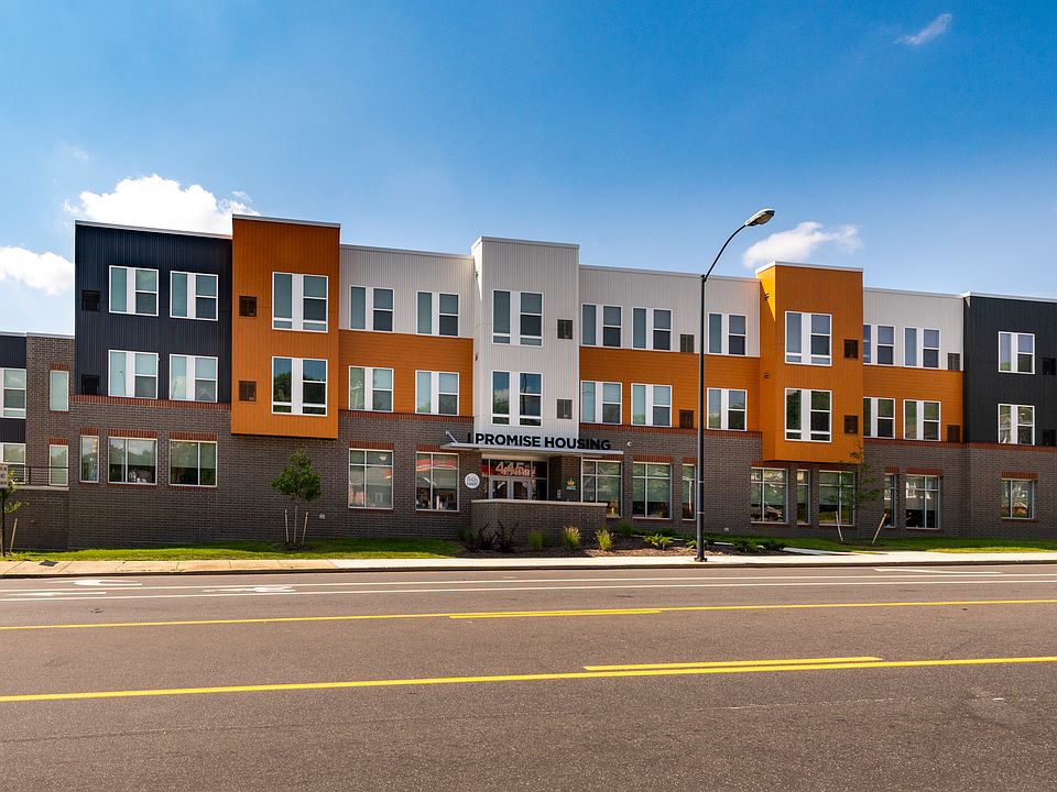 Exterior front of the building