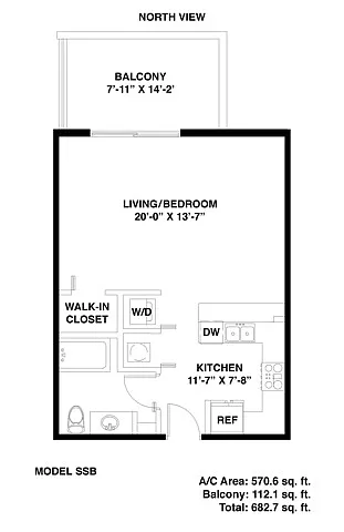 Floor plan Model SSB