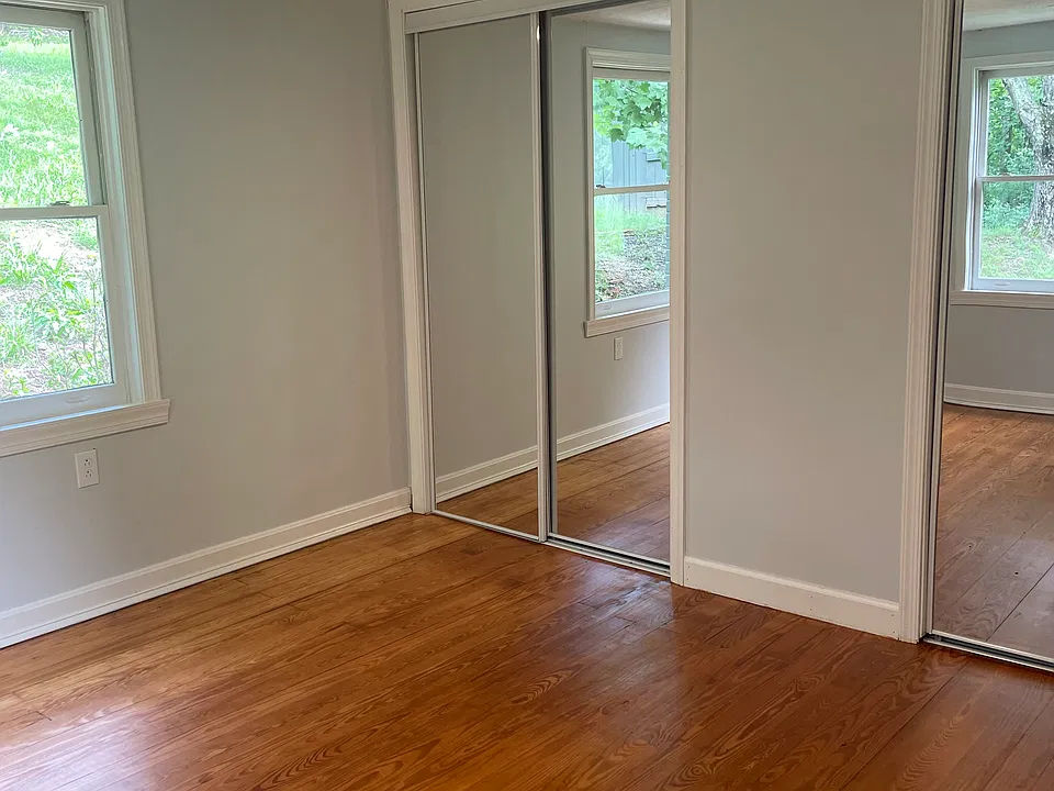 Both bedrooms have good closets and gleaming hardwood floors.
