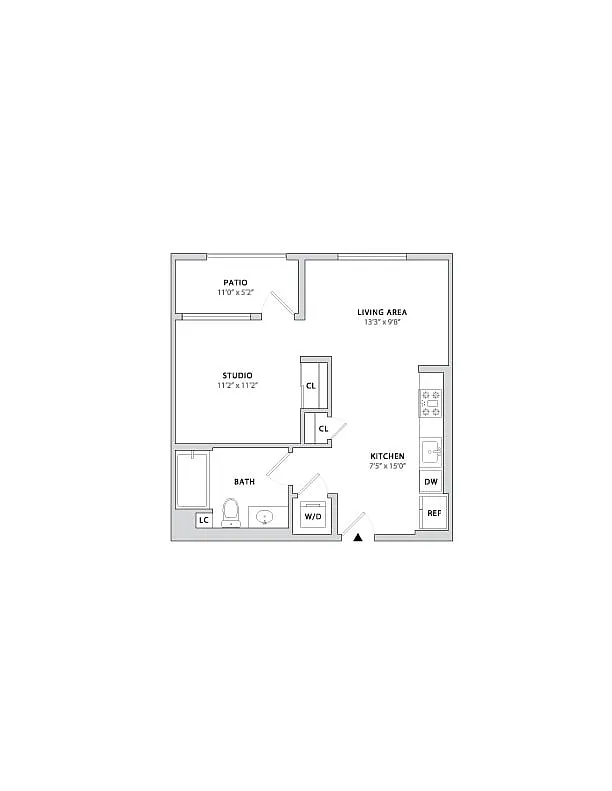 Floor plan A2 - JR