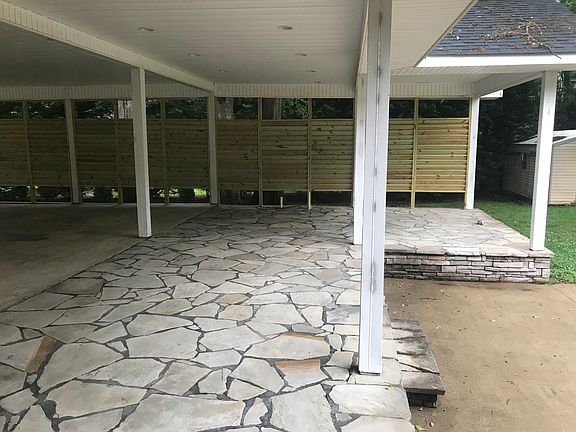 Covered patio and carport