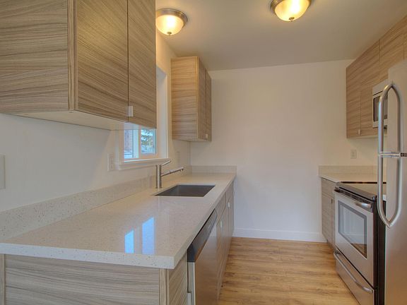 Kitchen with dishwasher & microwave