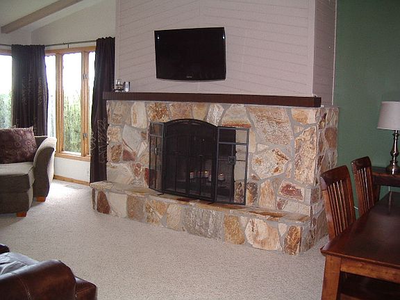 Wood-burning Fireplace