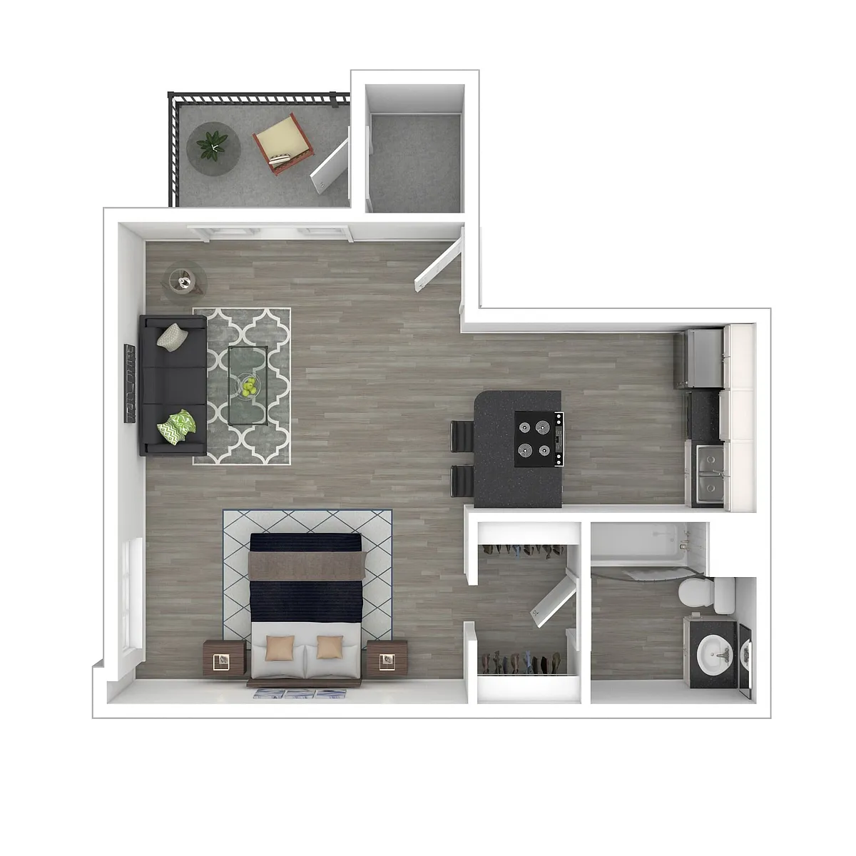 Floor plan Studio