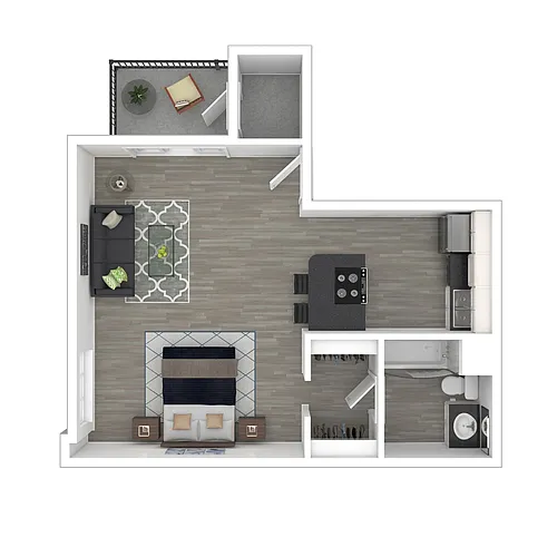 Floor plan Studio