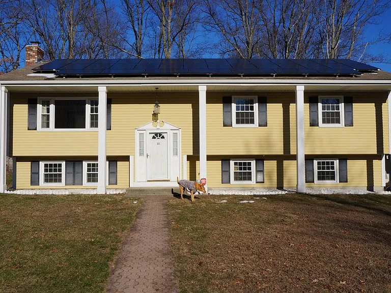 front view of the house