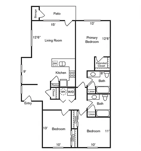Floor plan Shearwater