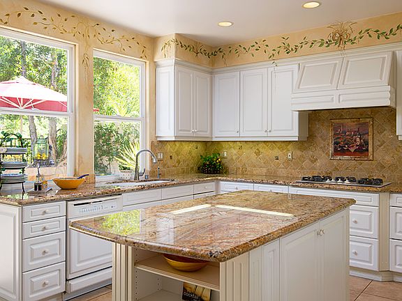 spacious remodeled kitchen