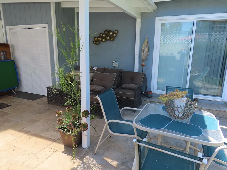 Back patio.