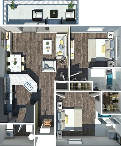 Two Bedroom Two Bedroom