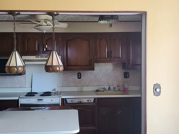 view into kitchen