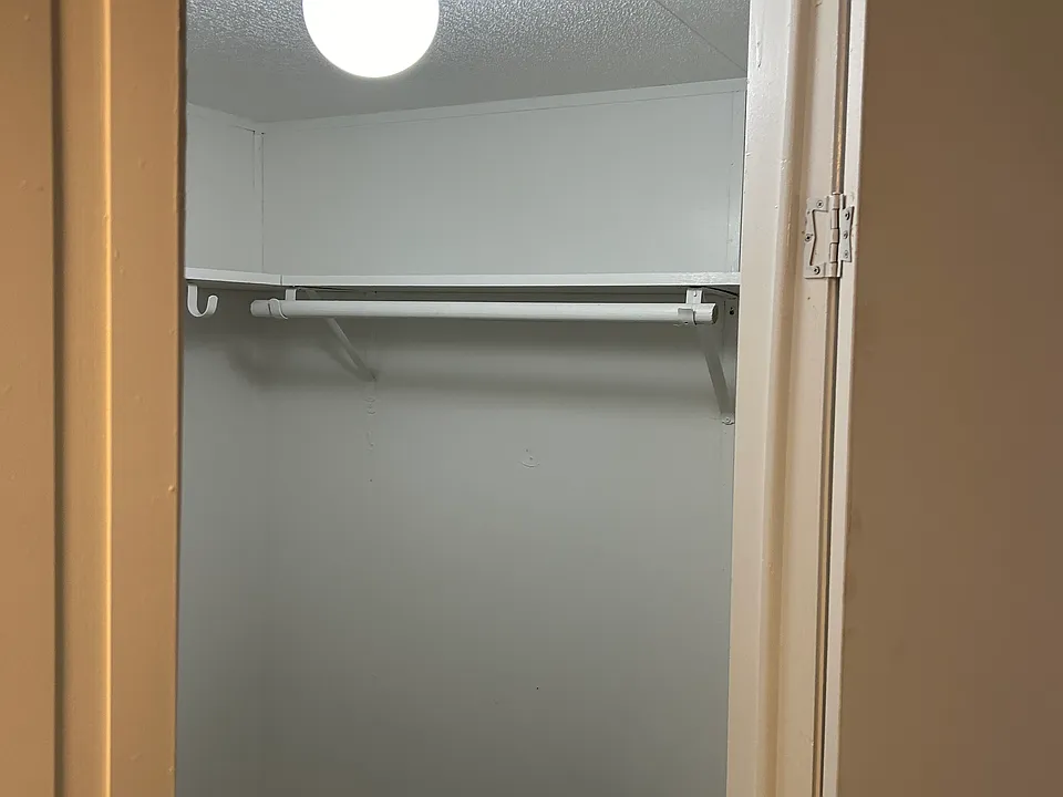 One of the, his and her closet