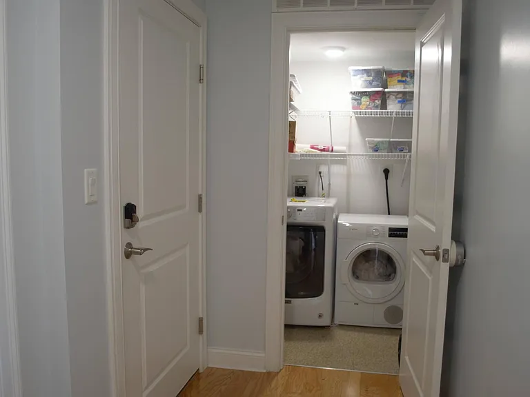 Unit-in laundry included with ample storage