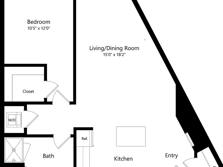 A6 floor plan Aria on the Row