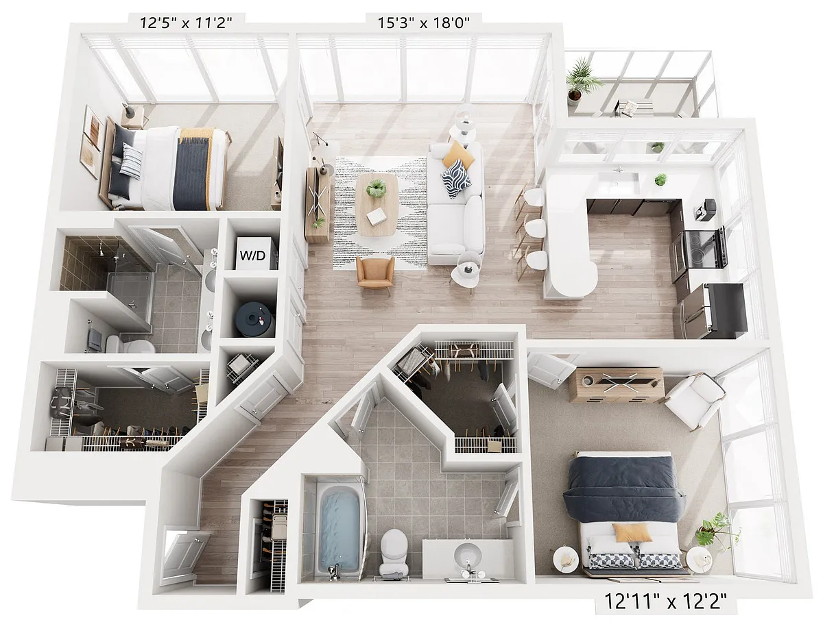 Floor plan 2A2
